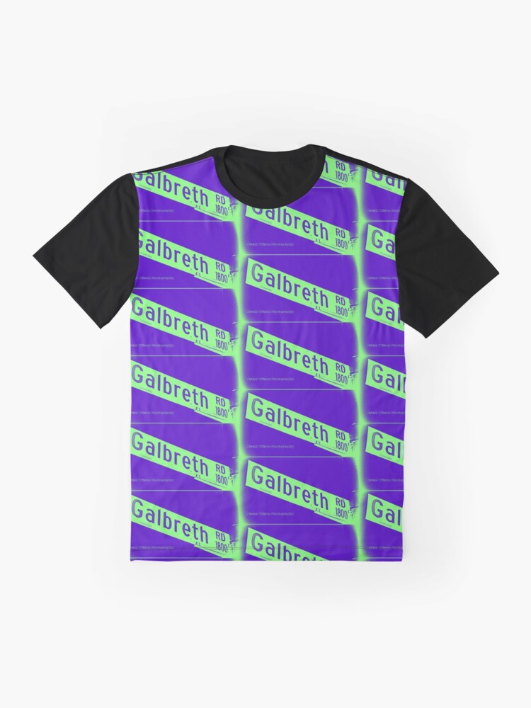 Alternate view of Galbreth Road, Pasadena, CA by MWP Graphic T-Shirt