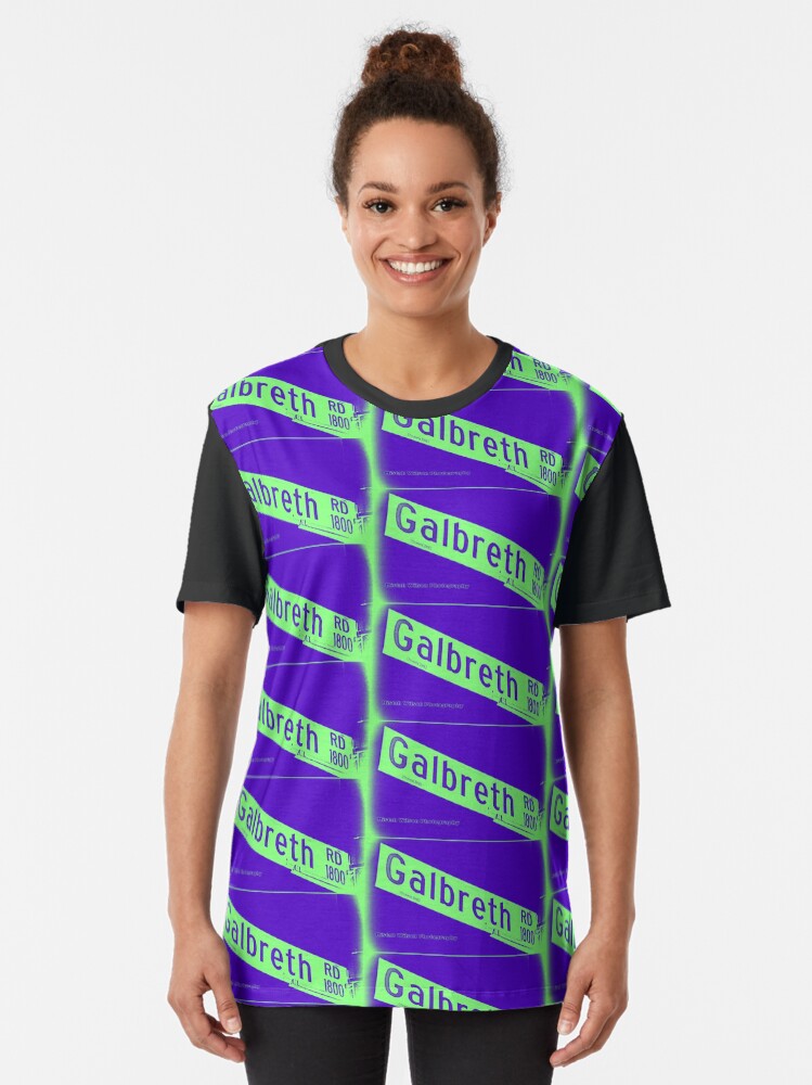 Alternate view of Galbreth Road, Pasadena, CA by MWP Graphic T-Shirt
