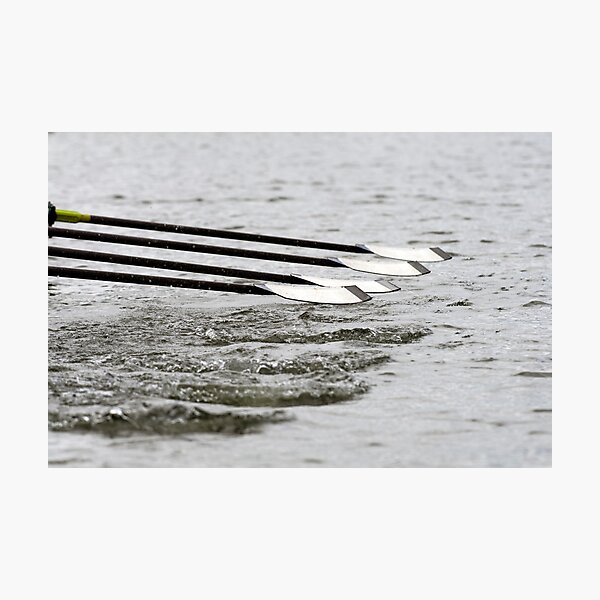Feathering the oars Photographic Print