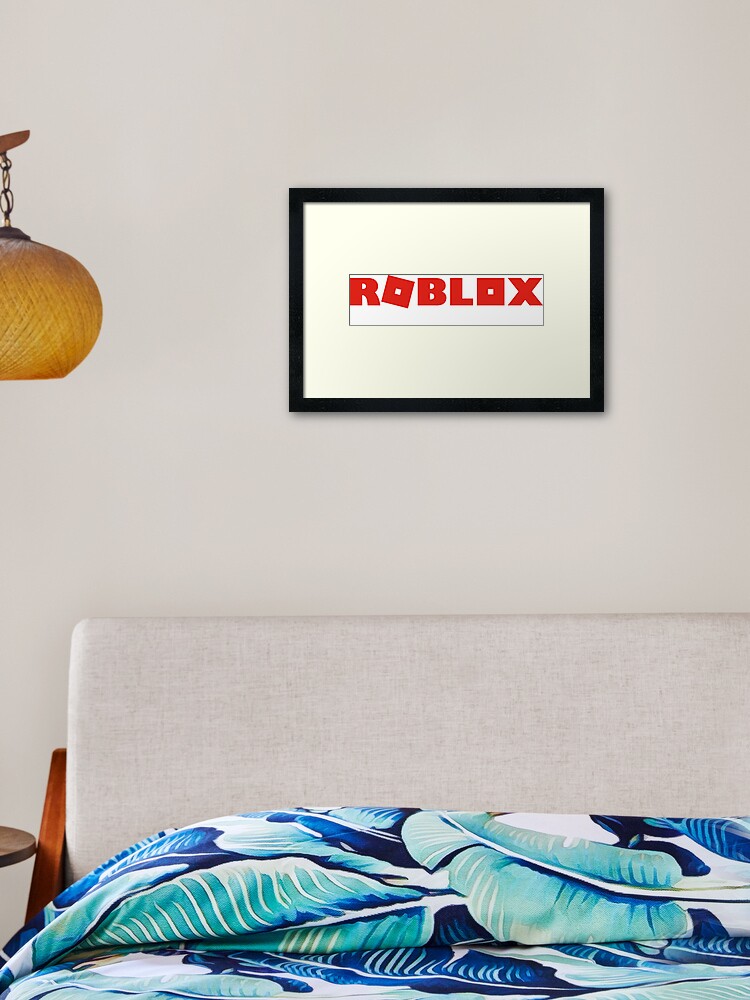 Roblox Framed Art Print By Jogoatilanroso Redbubble - roblox t shirt by jogoatilanroso redbubble