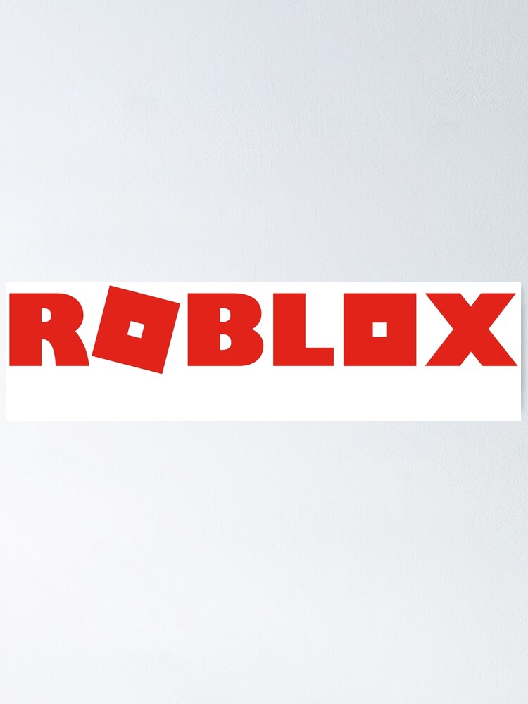 Poster Roblox De Jogoatilanroso Redbubble - roblox logo swap meme tarjetas de felicitación