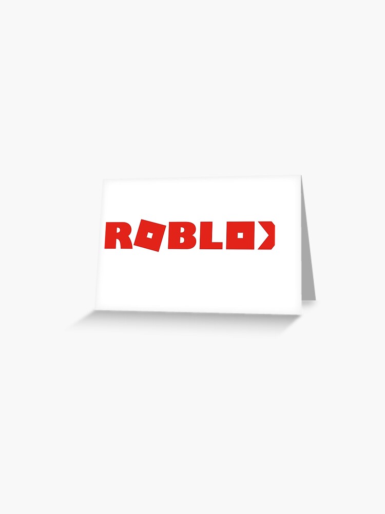 Roblox Greeting Card By Jogoatilanroso Redbubble - roblox laptop skin by jogoatilanroso redbubble