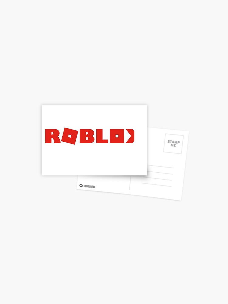 Roblox Postcard By Jogoatilanroso Redbubble - roblox add rectangle