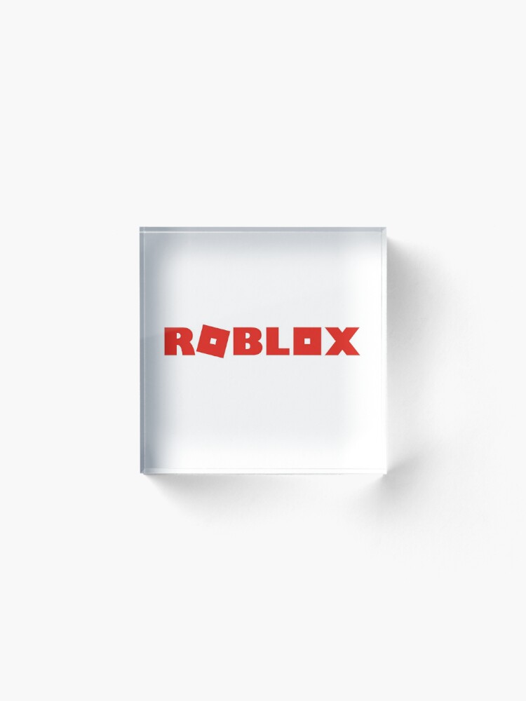 Roblox Acrylic Block By Jogoatilanroso Redbubble - new roblox logo in blocks roblox