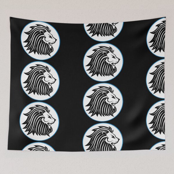 Item preview, Black and White Lion Logo designed and sold by videogamegenius.