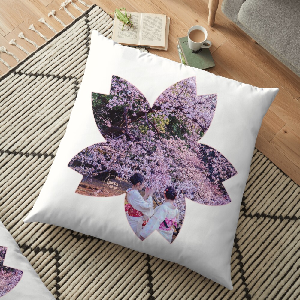 Hanami in Tokyo - Sakura Floor Pillow