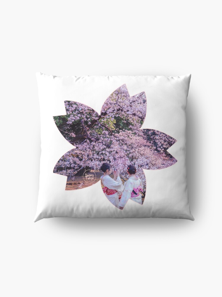 Alternate view of Hanami in Tokyo - Sakura Floor Pillow