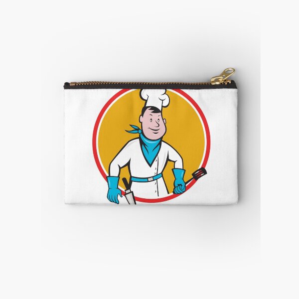 Item preview, Chef Cook Holding Spatula Knife Circle Cartoon designed and sold by patrimonio.