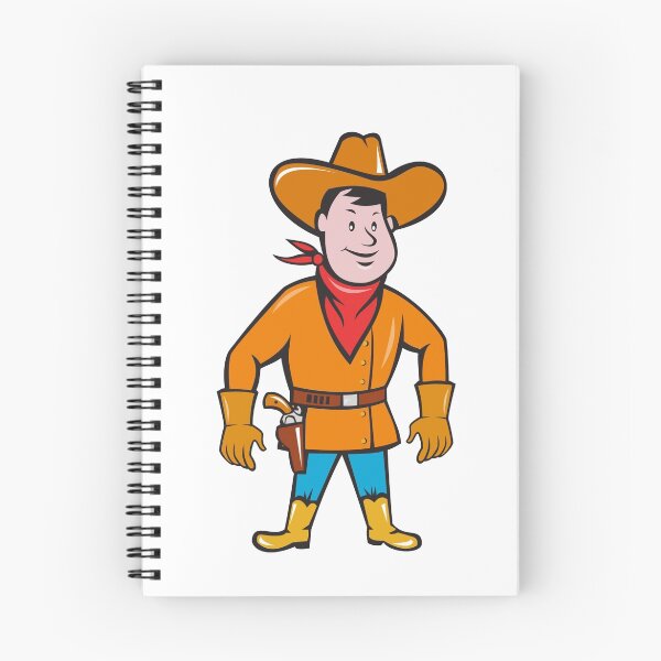 Item preview, Cowboy Standing Drawing Gun Cartoon designed and sold by patrimonio.