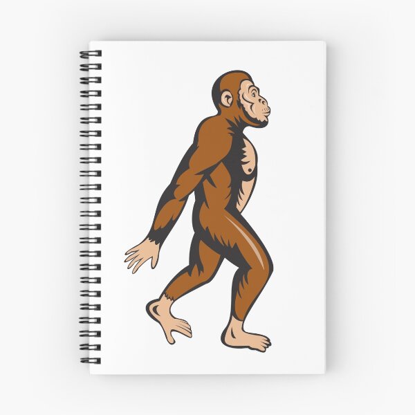Item preview, Neanderthal Man Walking Side Cartoon designed and sold by patrimonio.