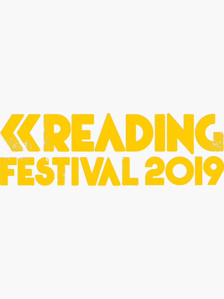 "reading festival" Sticker by kourt9 Redbubble