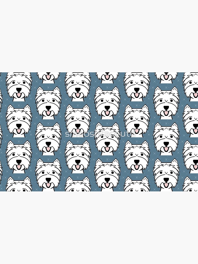 West Highland Terrier - Westies - Westie dogs - blue by smooshfaceutd