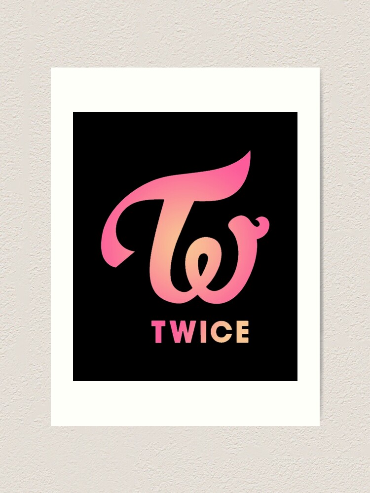 Kpop Girlgroup Twice Official Logo Art Print By Lysavn Redbubble