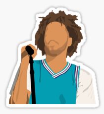 J Cole Sticker