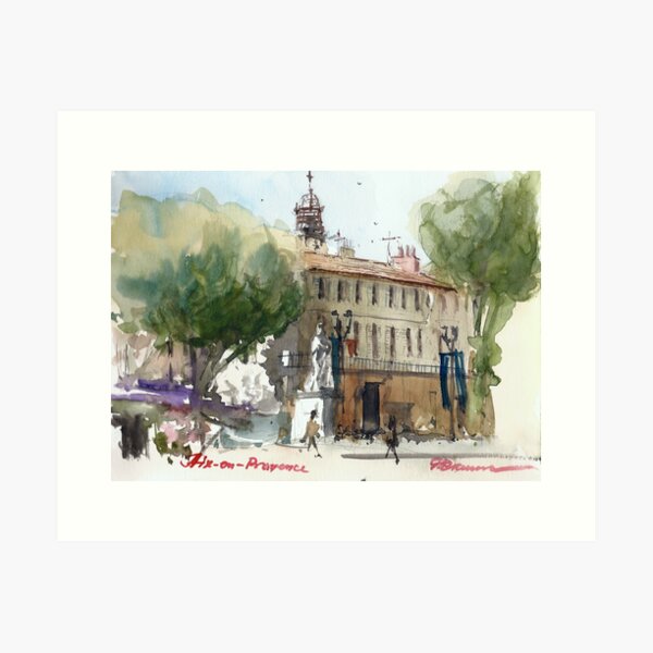 Aix-en-Provence, France Art Print