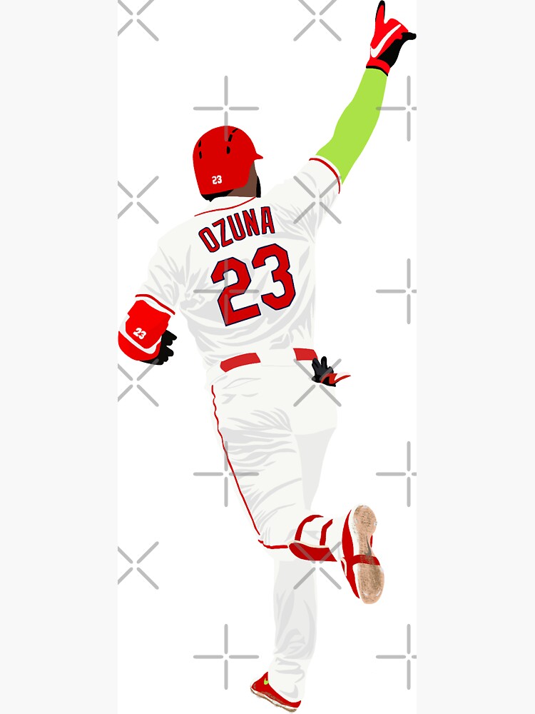 Marcell Ozuna 20 Sticker for Sale by devinobrien