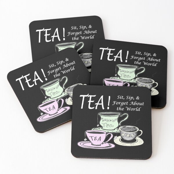Item preview, Tea Cup Vintage Art Quote - Sit Sip and Forget designed and sold by BestTrendyChoices.