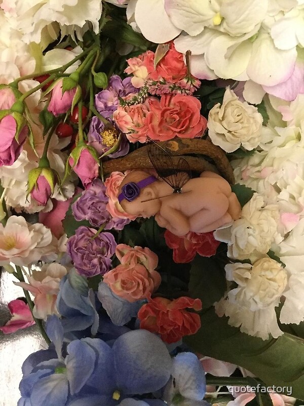 "new born baby fairy" by quotefactory Redbubble