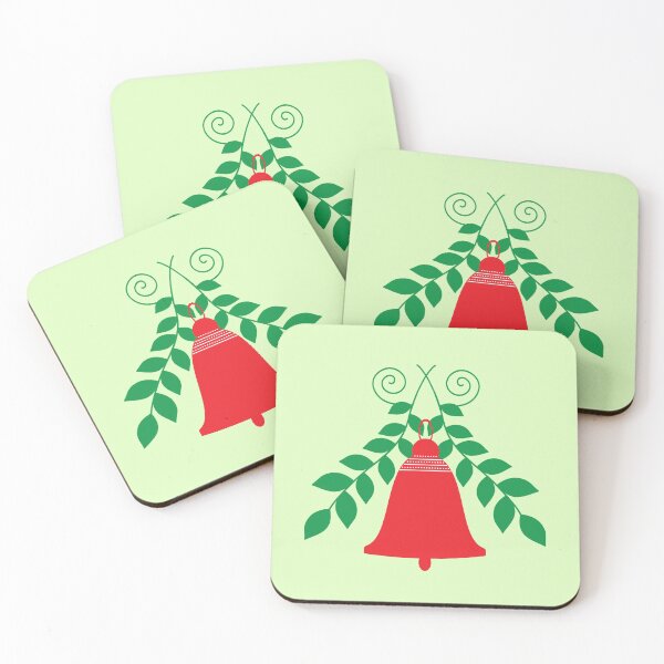 Item preview, Christmas red and green bell designed and sold by thetypographer.