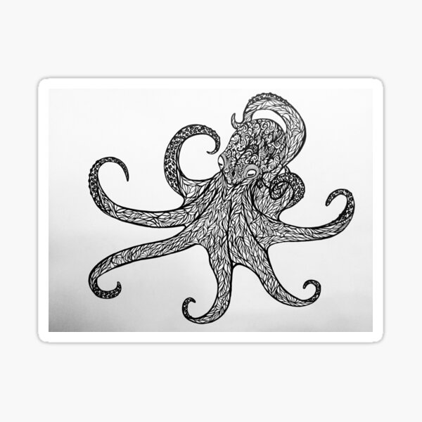 Ink Octopus Sticker