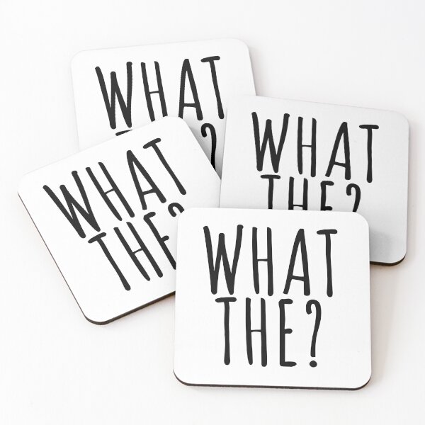 Item preview, WHAT THE? designed and sold by thetypographer.
