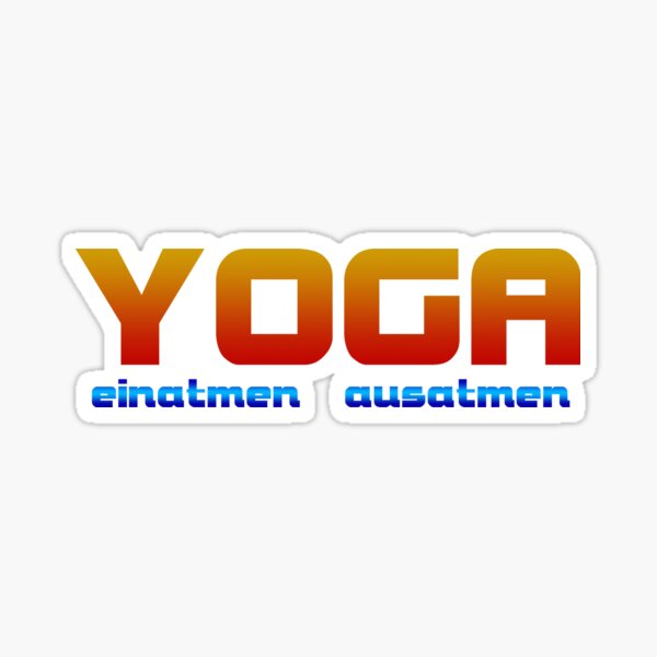 Yoga Sticker
