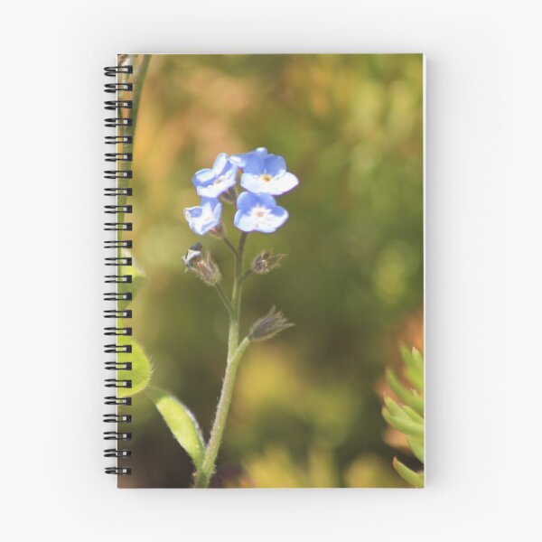 Item preview, Blue Flowers and Green Stalks - Macro Lens  designed and sold by LemonsandInk.