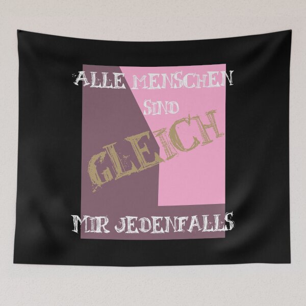 Item preview, All humans are equal - Geometric - Neo Geo - Sayings - 80s - Vintage - Retro designed and sold by BrunoWeicker.