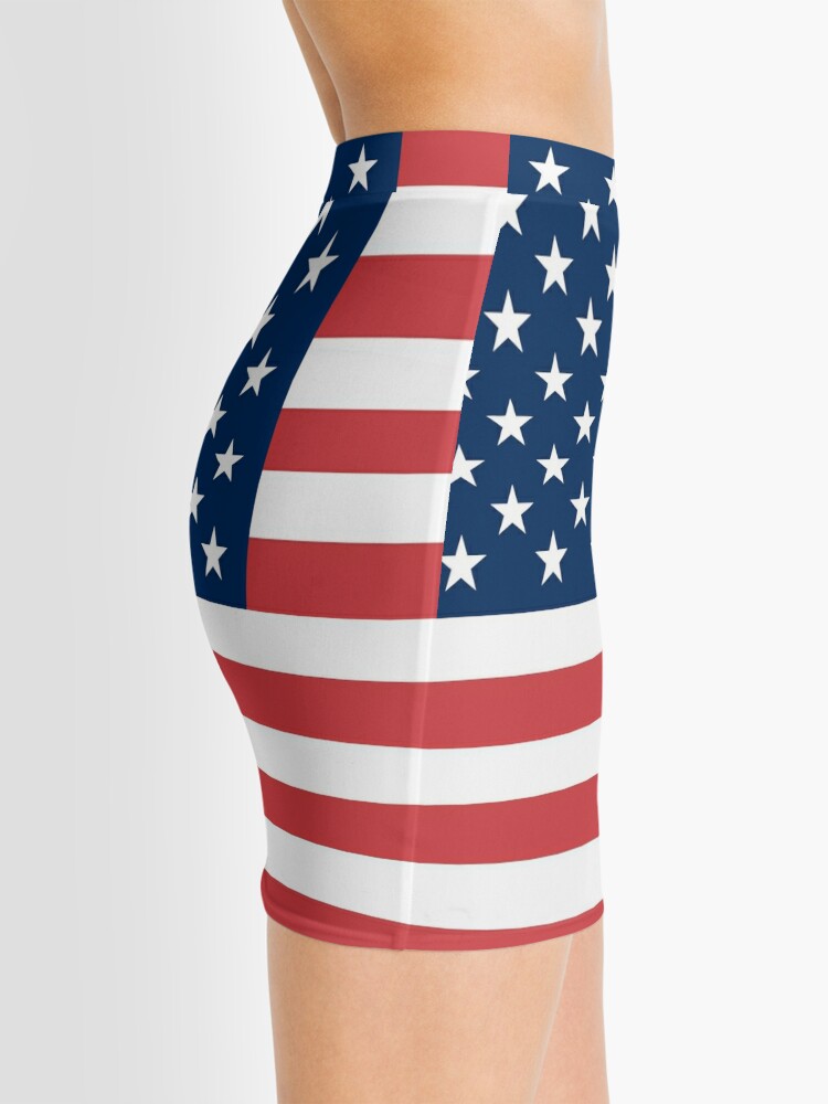 Discover American Flag Mini Skirt