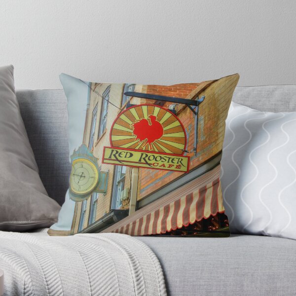 Cafe Art Pillows Cushions Redbubble