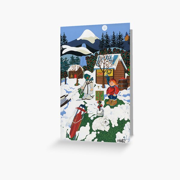 "Save On Holly" greeting card Greeting Card