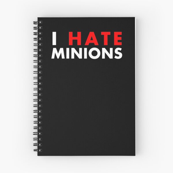 Item preview, I Hate Minions - White Clean designed and sold by garudoh.