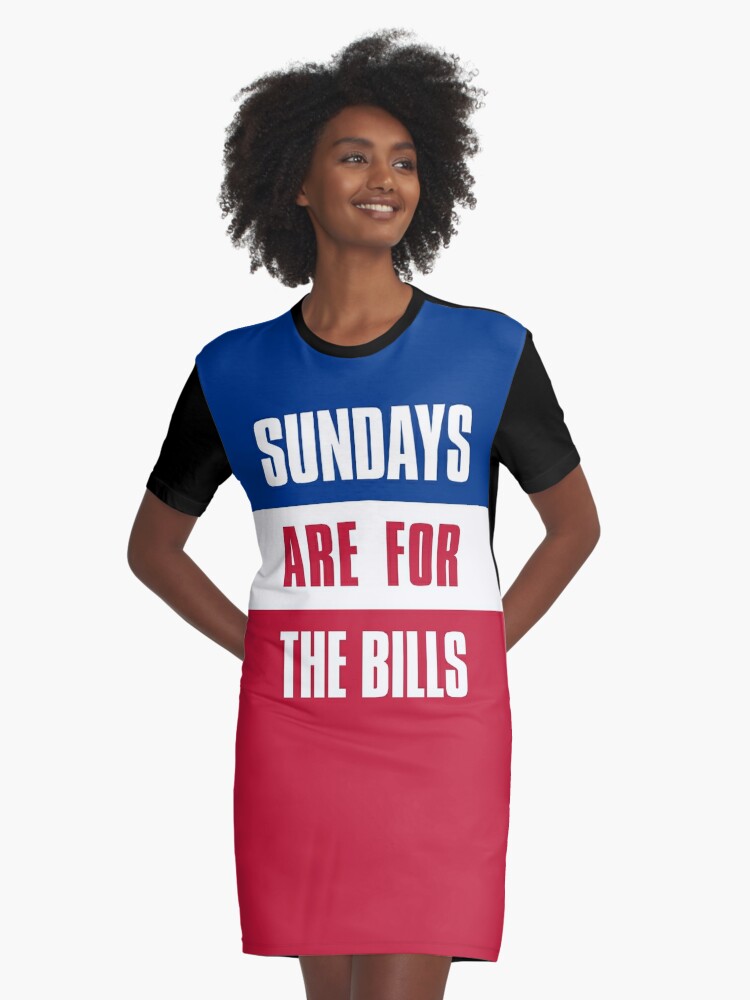 Sundays are for The Bills, Buffalo Football A-Line Dress for Sale by  elhefe