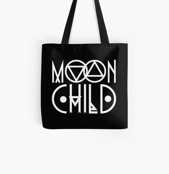 Moon Child All Over Print Tote Bag