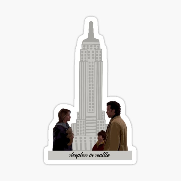 Sleepless in Seattle - Empire State Building Sticker