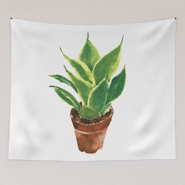 Item preview, Mother in law's tongue in watercolor designed and sold by yianling.