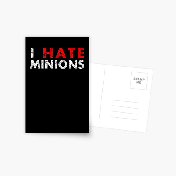 Cartes Postales Sur Le Theme Minions Redbubble