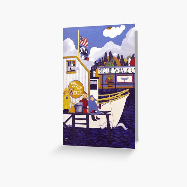 "Whale Watch" greeting card Greeting Card