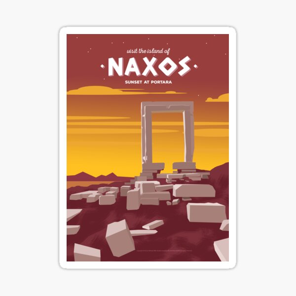 Item preview, Sunset at Portara, Naxos (GR) designed and sold by fnk-creative.
