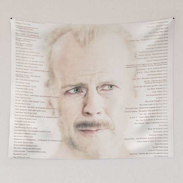 Item preview, Bruce Willis Filmography designed and sold by coolArtGermany.
