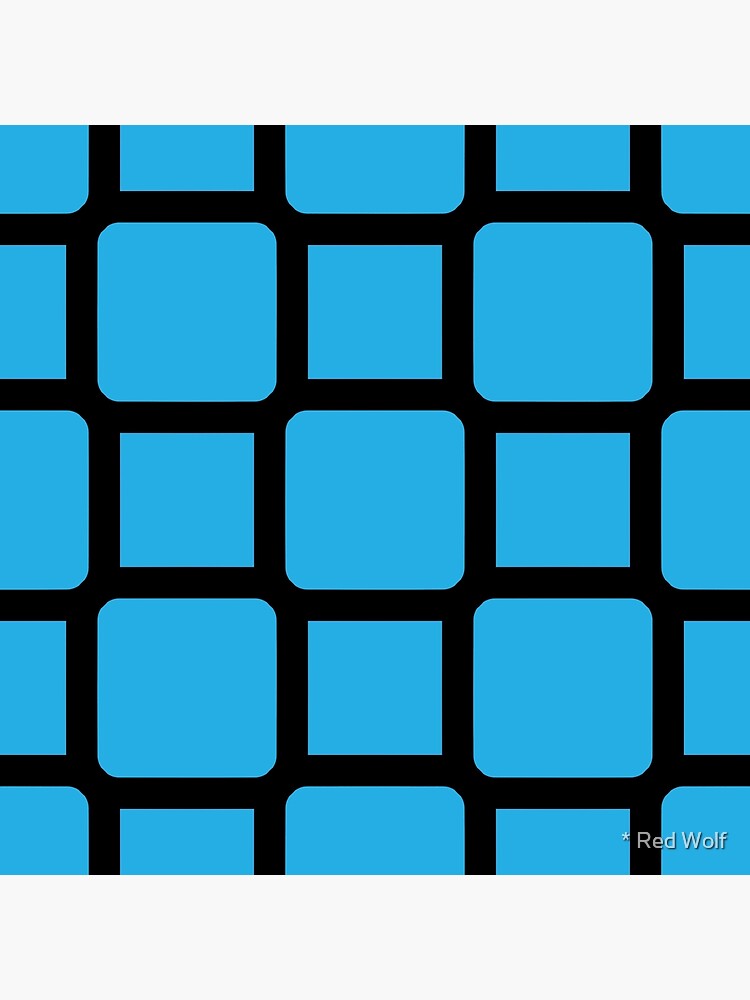 Black Blue Camo | Art Board Print