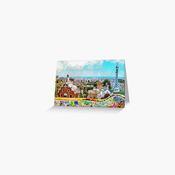 Artikel-Vorschau von Barcelona, Parc Güell, designt und verkauft von AM FineArtPrints.