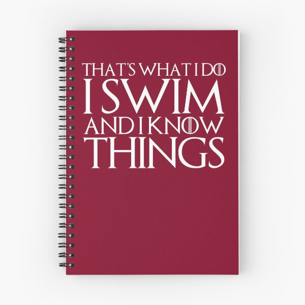 Item preview, THAT'S WHAT I DO I SWIM AND I KNOW THINGS Design designed and sold by melsens.