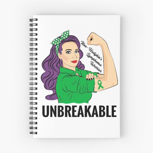 Item preview, Non-Hodgkin's Lymphoma Warrior Unbreakable Awareness designed and sold by ZNOVANNA.