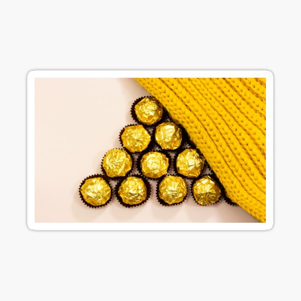 Ferrero Rocher Tray Whippy Eis Sticker-Catering Van sterben Cut Decal 