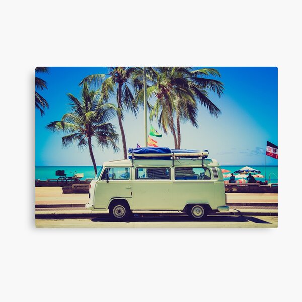 Vw Camper Van Canvas Prints Redbubble