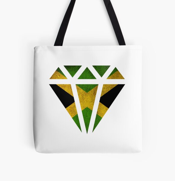 Jamaican Diamond All Over Print Tote Bag