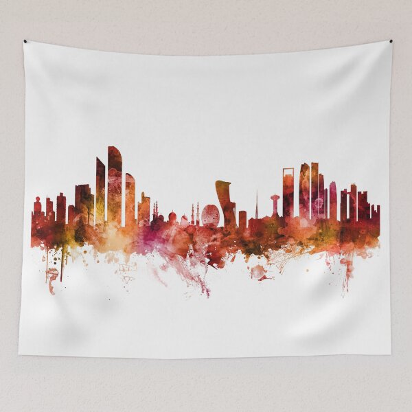 Item preview, Abu Dhabi Skyline designed and sold by ArtPrints.