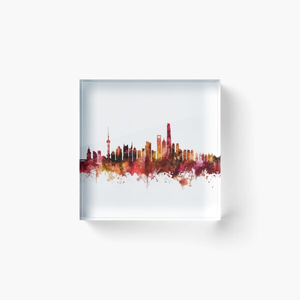 Artikelvorschau, Shanghai China Skyline entworfen und verkauft von ArtPrints.