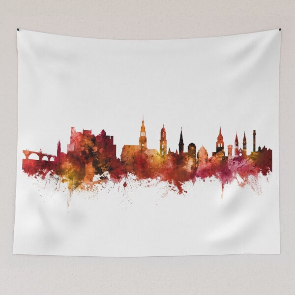 Item preview, Heidelberg Germany Skyline designed and sold by ArtPrints.